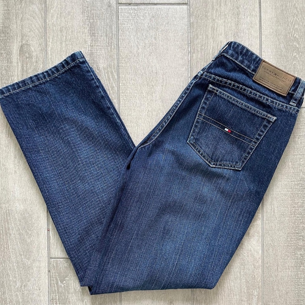 (Like New) Vintage Women's Tommy Hilfiger Authentic Relaxed Blue Jeans Size 6